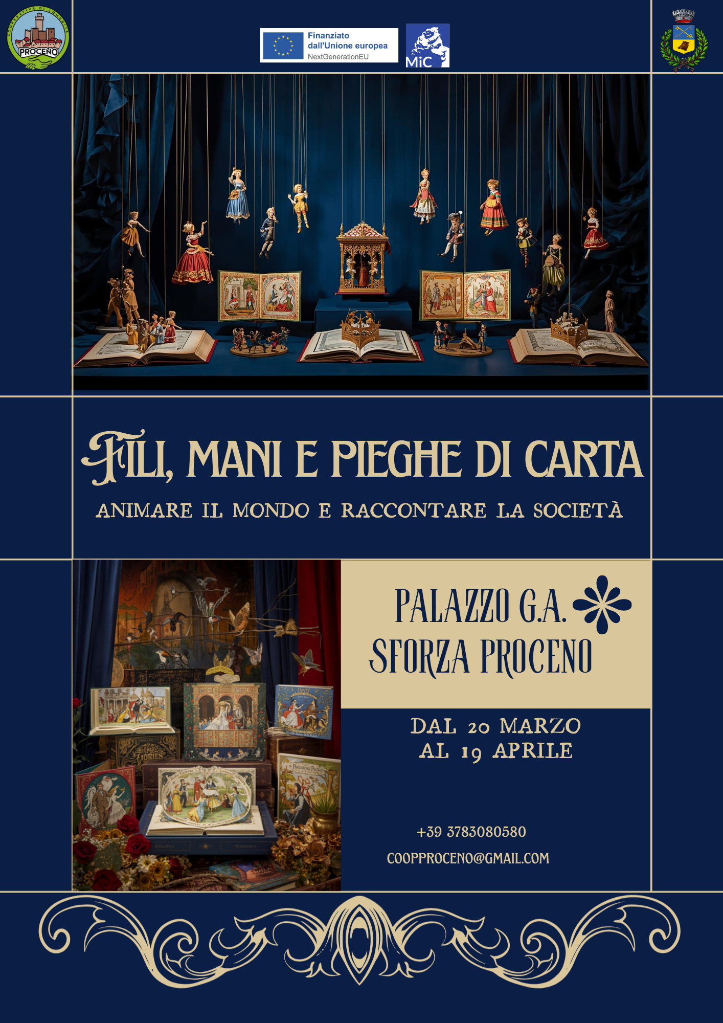 Locandina Fili, Mani e Pieghe di Carta