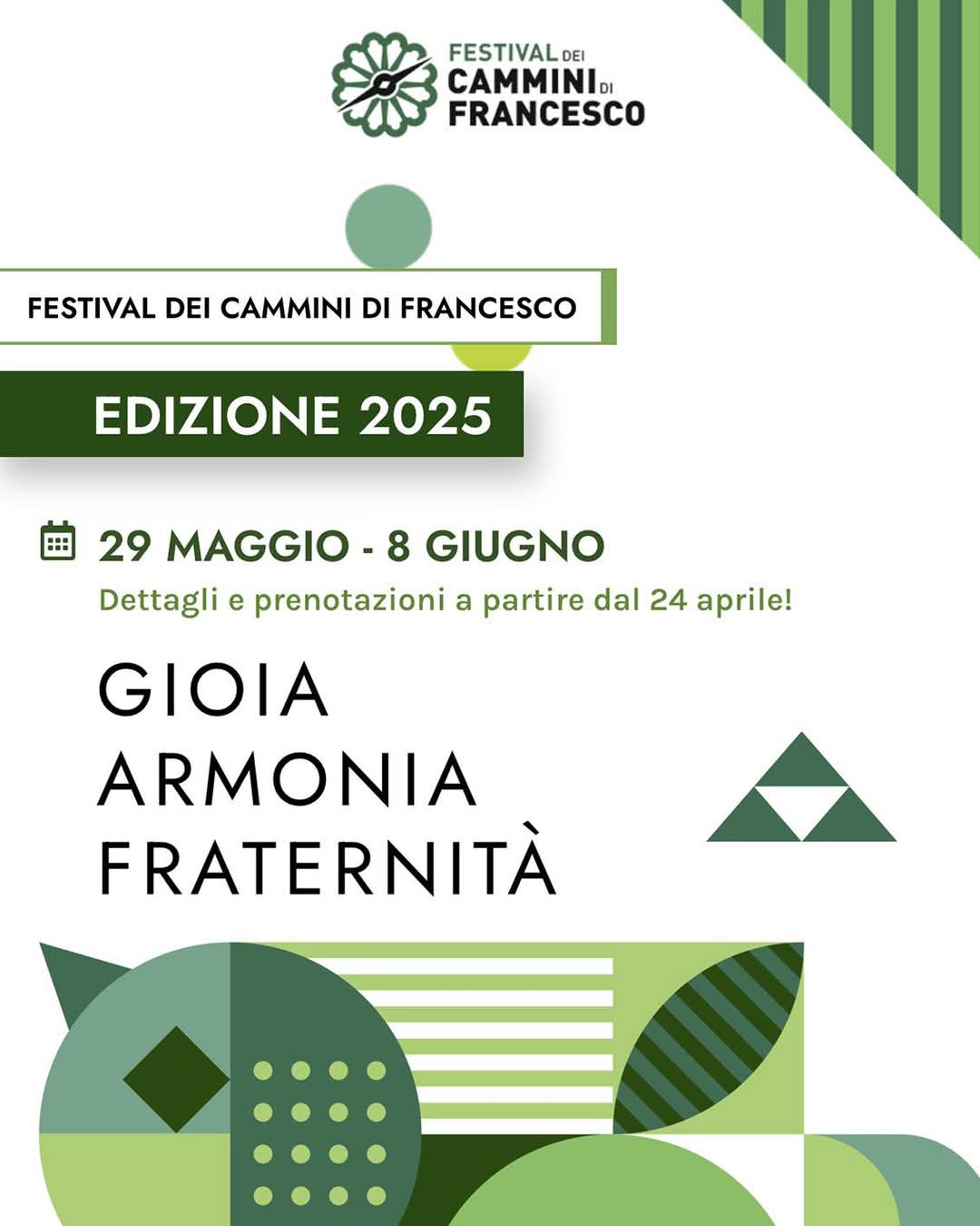 Festival dei Cammini di Francesco 2025